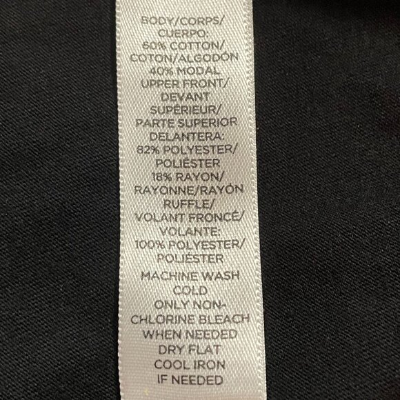 Ann Taylor Polka-Dots & Ruffled Tiers Sheer Sleeveless Top - Picture 5 of 6